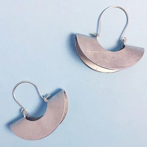 Lunar Earrings, handmade